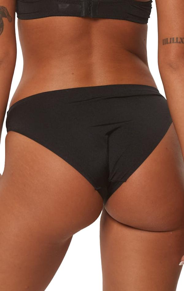 Seamless Laser Cut Κιλοτάκι - Μαύρο - LC6706-2-Μαύρο-XL