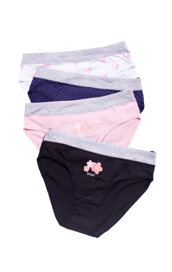 Βαμβακερά Κιλοτάκια 4 Τεμαχίων Sport - Πολύχρωμο - LC20262-Πολύχρωμο-S/M