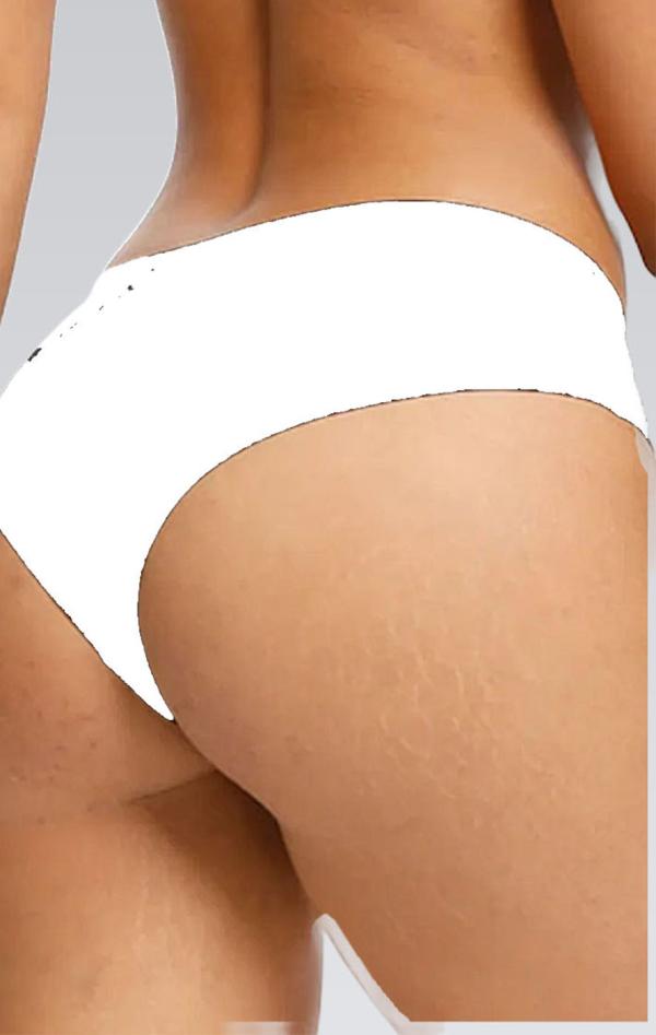 Laser Cut Κιλοτάκι Ψηλόμεσο - Λευκό - LC2099-Λευκό-XL