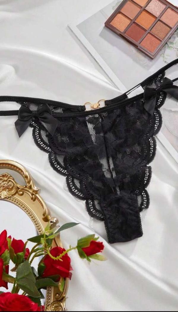 Δαντελένιο Brazil Strass - Μαύρο - LC6883-Μαύρο-S