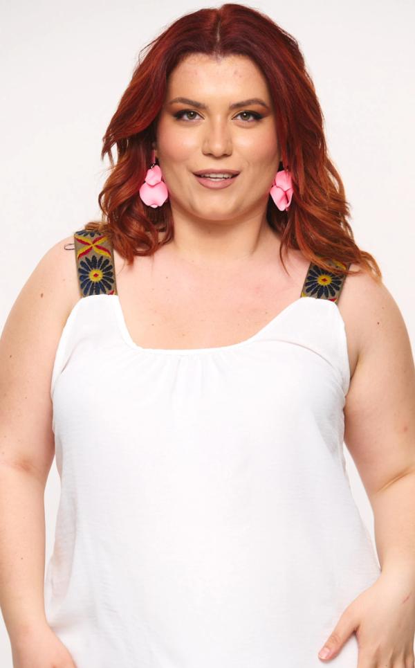 Μπλούζα Boho - Λευκό - LC88120-Λευκό-One Size